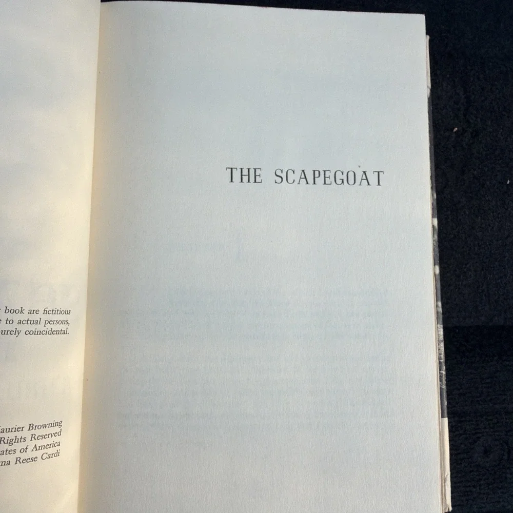 Daphne du‎ Maurier THE SCAPEGOAT 1957 Doubleday, NY Early Book Club Edition H...